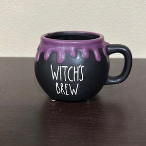 NWT Rae Dunn Witches Brew ceramic cauldron mug